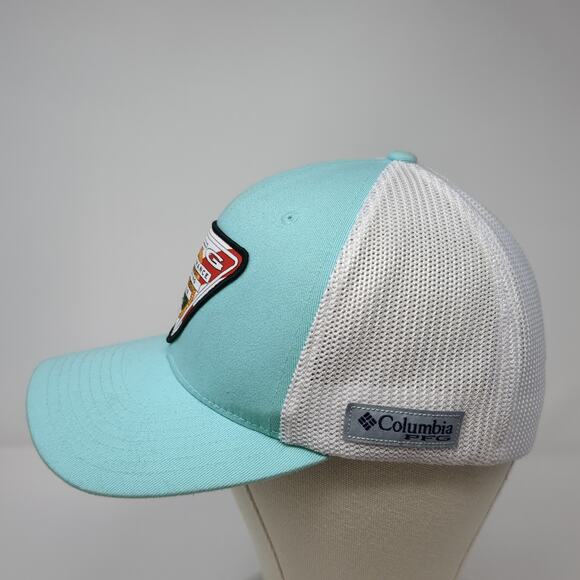 PFG Performance Fishing Gear Fitted Trucker Hat Blue XL Colorblock Columbia - Picture 3 of 9